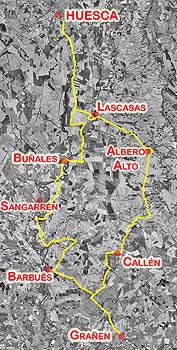 Ruta Huesca Grañen